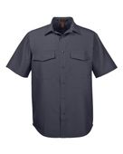 Harriton Mens Key West Performance Staff Shirt DARK CHARCOAL Pocket