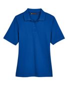 Harriton Lady Advantage Snag Protection Plus Polo TRUE ROYAL Pocket