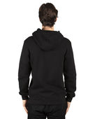 Threadfast Unisex Ultimate Full-Zip Hooded Jacket BLACK Back