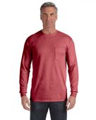 Comfort Colors Adult Heavyweight RS Long-Sleeve Pocket T-Shirt C4410 BRICK Pocket