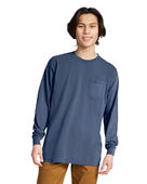 Comfort Colors Adult Heavyweight RS Long-Sleeve Pocket T-Shirt C4410 MIDNIGHT Pocket