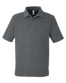 Core 365 Men's Fusion ChromaSoft Pique Polo CE112 CARBON HEATHER Pocket