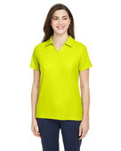 Core 365 Ladies' Fusion ChromaSoft Pique Polo CE112W SAFETY YELLOW Pocket