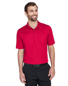 Devon & Jones CrownLux Performance Men's Tall Plaited Polo DG20T RED Pocket