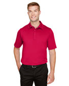 Devon & Jones CrownLux Performance Men's Range Flex Polo DG21 RED Pocket