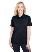 Devon & Jones CrownLux Performance Ladies' Range Flex Polo DG21W BLACK Pocket