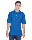 Harriton Men's 5.6 oz. Easy Blend Polo M265 TRUE ROYAL Pocket