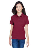 Harriton Ladies' 5.6 oz. Easy Blend Polo M265W WINE Pocket