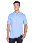 Harriton Men's Advantage Snag Protection Plus IL Snap Placket Polo M345 INDUSTRY BLUE Pocket