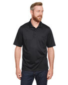 Harriton Men's Advantage Snag Protection Plus IL Pocket Polo M348P BLACK Pocket