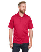 Harriton Men's Advantage Snag Protection Plus IL Pocket Polo M348P RED Pocket