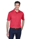 Harriton Men's Micro-Pique Polo M354 RED Pocket