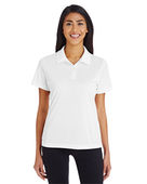 Team 365 Ladies' Zone Performance Polo TT51W WHITE Pocket