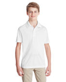 Team 365 Youth Zone Performance Polo TT51Y WHITE Pocket