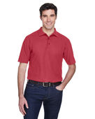 Ultraclub Men's Whisper Pique Polo 8540 CARDINAL Pocket