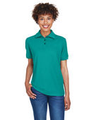 Ultraclub Ladies' Whisper Pique Polo 8541 JADE Pocket