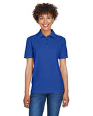 Ultraclub Ladies' Whisper Pique Polo 8541 ROYAL Pocket