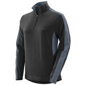 Augusta 1/4 Zip Ladies Quantum Pullover 3790 BLACK/GRAPHITE Pocket