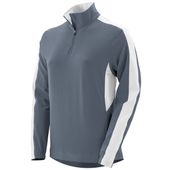 Augusta 1/4 Zip Ladies Quantum Pullover 3790 GRAPHITE/WHITE Pocket