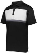 Holloway Prism Bold Polo 222576 BLACK/WHITE Pocket