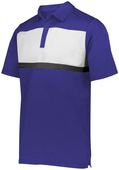 Holloway Prism Bold Polo 222576 PURPLE/WHITE Pocket