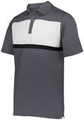 Holloway Prism Bold Polo 222576 CARBON/WHITE Pocket