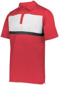 Holloway Prism Bold Polo 222576 SCARLET/WHITE Pocket