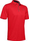 Under Armour Men's Tech Polo 1290140 600 - RED GPH Pocket