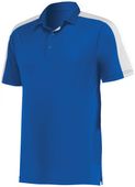 Augusta Adult Bi-Color Vital Polo 5028 ROYAL/WHITE Pocket