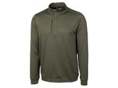 Cutter & Buck Mens Stealth Quarter Zip Pullover MCK09404 POPLAR Pocket