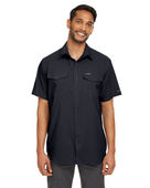 Columbia Men's Utilizer Ii Solid Performance Short-Sleeve Shirt 1577761 BLACK Pocket