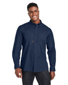 Dri Duck Men's Craftsman Woven Shirt 4450DD DEEP BLUE Pocket