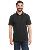 Nautica Men's Deck Polo N17165 BLACK/ WHITE Pocket