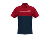 Under Armour Men's Freedom Low Round Polo 1372722 600 - RED Pocket