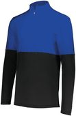 Holloway Momentum Team 1/4 Zip Pullover 223500 BLACK/ROYAL Pocket