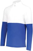 Holloway Momentum Team 1/4 Zip Pullover 223500 ROYAL/WHITE Pocket