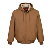 Portwest Fr Duck Lined Jacket UFR48 BROWN Pocket