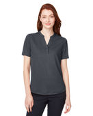 North End Ladies' Replay Recycled Polo NE102W CARBON Pocket