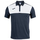 Joma Mens Winner Polo Short Sleeve 101684 NAVY-WHITE Pocket