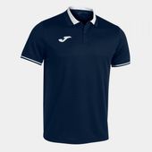 Joma Mens/Boys Championship VI Short Sleeve Polo 101954 NAVY-WHITE Pocket