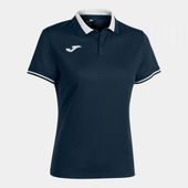 Joma Womens Championship VI Short Sleeve Polo 901272 NAVY-WHITE Pocket