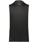 Holloway Coolcore Sleeveless Hoodie 222590 BLACK Front