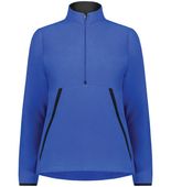 Augusta Ladies Chill Fleece 2.0 1/2 Zip Pullover 6857 ROYAL Pocket