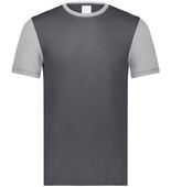 Augusta Gameday Vintage Ringer Tee 6876 CARBON HEATHER/GREY HEATHER Front