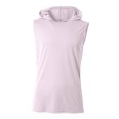 A4 Youth Sleeveless Hooded Tee Nb3410 WHITE Front