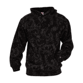 Badger Athletic Fleece Tie-Dye Youth Hood 227500 BKVT Front