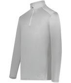 Holloway Coolcore 1/4 Zip Pullover 222140 ATHLETIC GREY Pocket