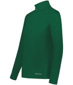 Holloway Ladies Coolcore 1/4 Zip Pullover 222340 DARK GREEN Pocket