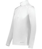 Holloway Ladies Coolcore 1/4 Zip Pullover 222340 WHITE Pocket