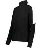 Holloway Ladies Crosstown Jacket 223730 BLACK/WHITE Pocket